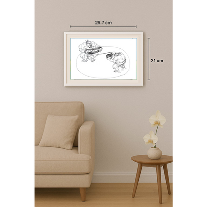 Tsvetomir Veleshky 29x21cm Orijinal Karikatür BOD01545
