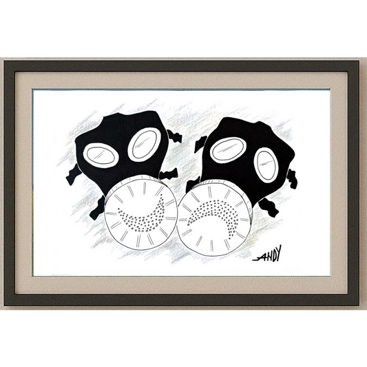 Andy Chaushu 29x21cm Orijinal Karikatür BOD01547