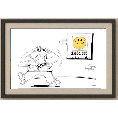 Olexander Dubovskyi 29x21cm Orijinal Karikatür BOD01556