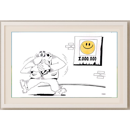 Olexander Dubovskyi 29x21cm Orijinal Karikatür BOD01556