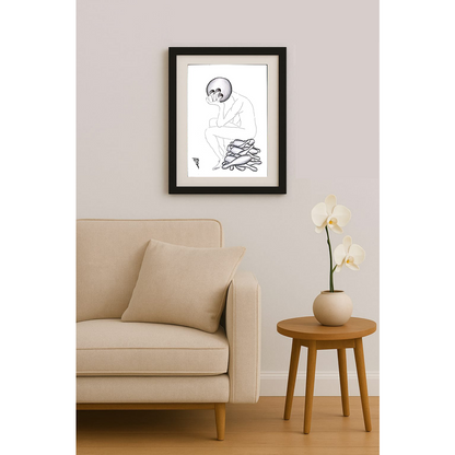 Andy Chaushu 29x21cm Orijinal Karikatür BOD01567