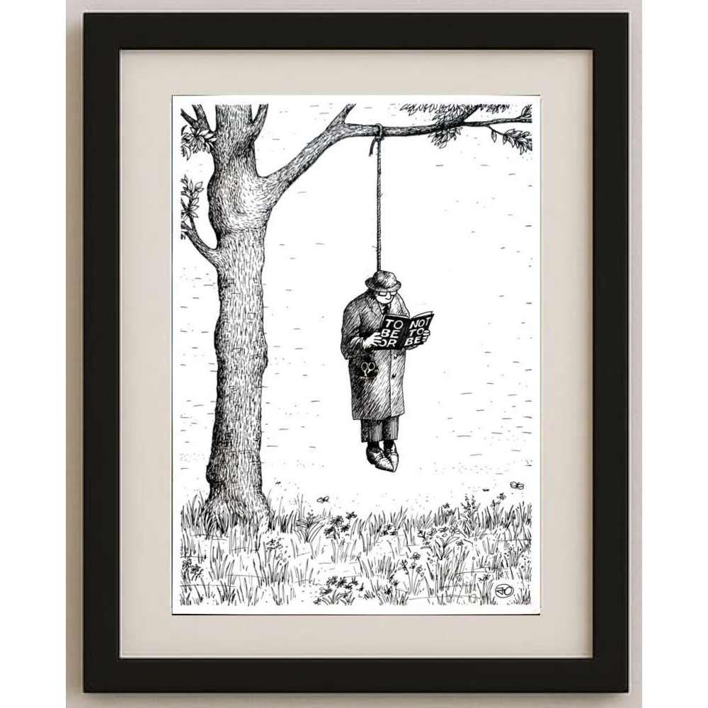 Yuri Ochakovski 29x21cm Orijinal Karikatür BOD01568