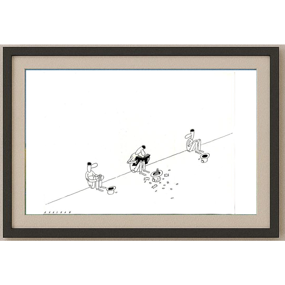 Rooshan Gataullin 43x30cm Orijinal Karikatür BOD01585