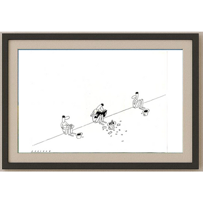 Rooshan Gataullin 43x30cm Orijinal Karikatür BOD01585