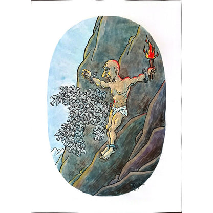 Zoran Zeljko 43x30cm Orijinal Karikatür BOD01587