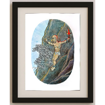 Zoran Zeljko 43x30cm Orijinal Karikatür BOD01587