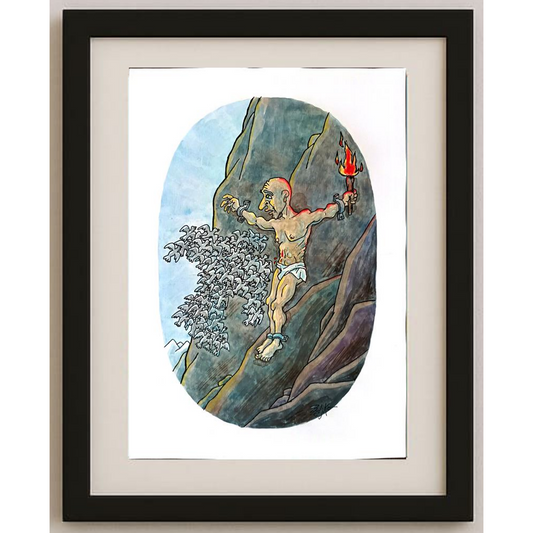 Zoran Zeljko 43x30cm Orijinal Karikatür BOD01587