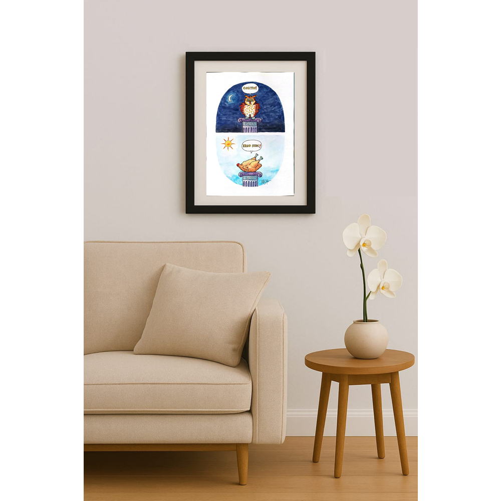 Zoran Zeljko 43x30cm Orijinal Karikatür BOD01588