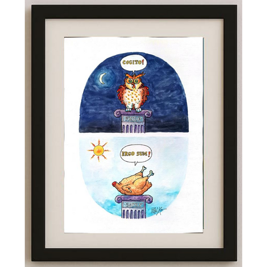 Zoran Zeljko 43x30cm Orijinal Karikatür BOD01588