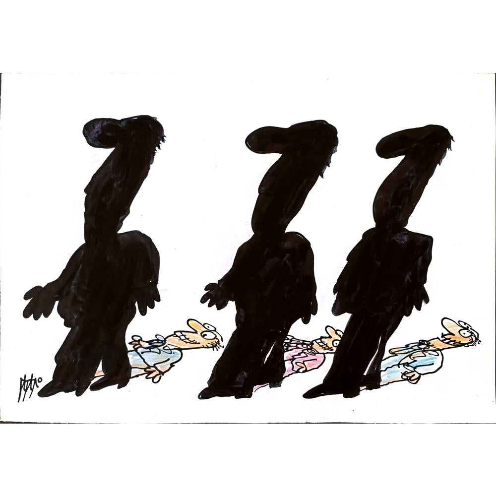 İgnjat Gatalo 35x25cm Orijinal Karikatür BOD01593