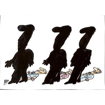 İgnjat Gatalo 35x25cm Orijinal Karikatür BOD01593