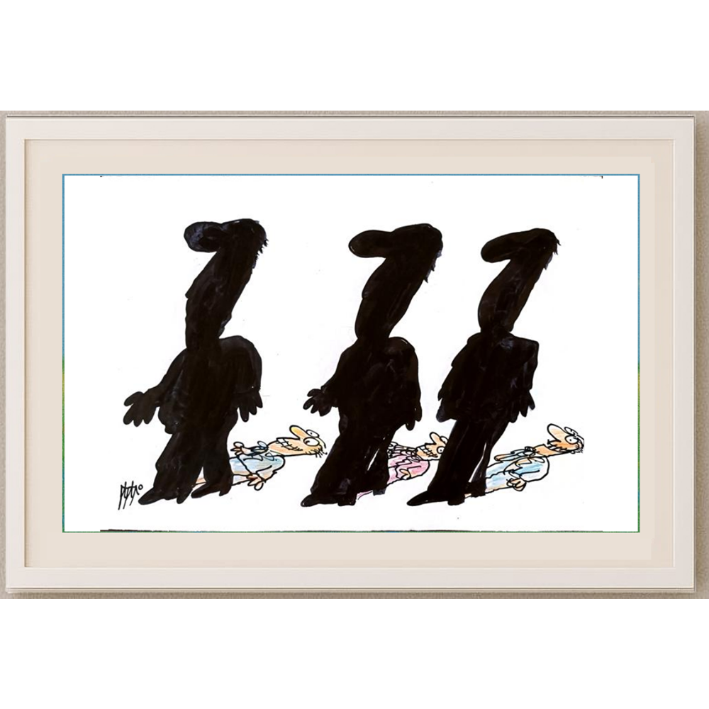 İgnjat Gatalo 35x25cm Orijinal Karikatür BOD01593