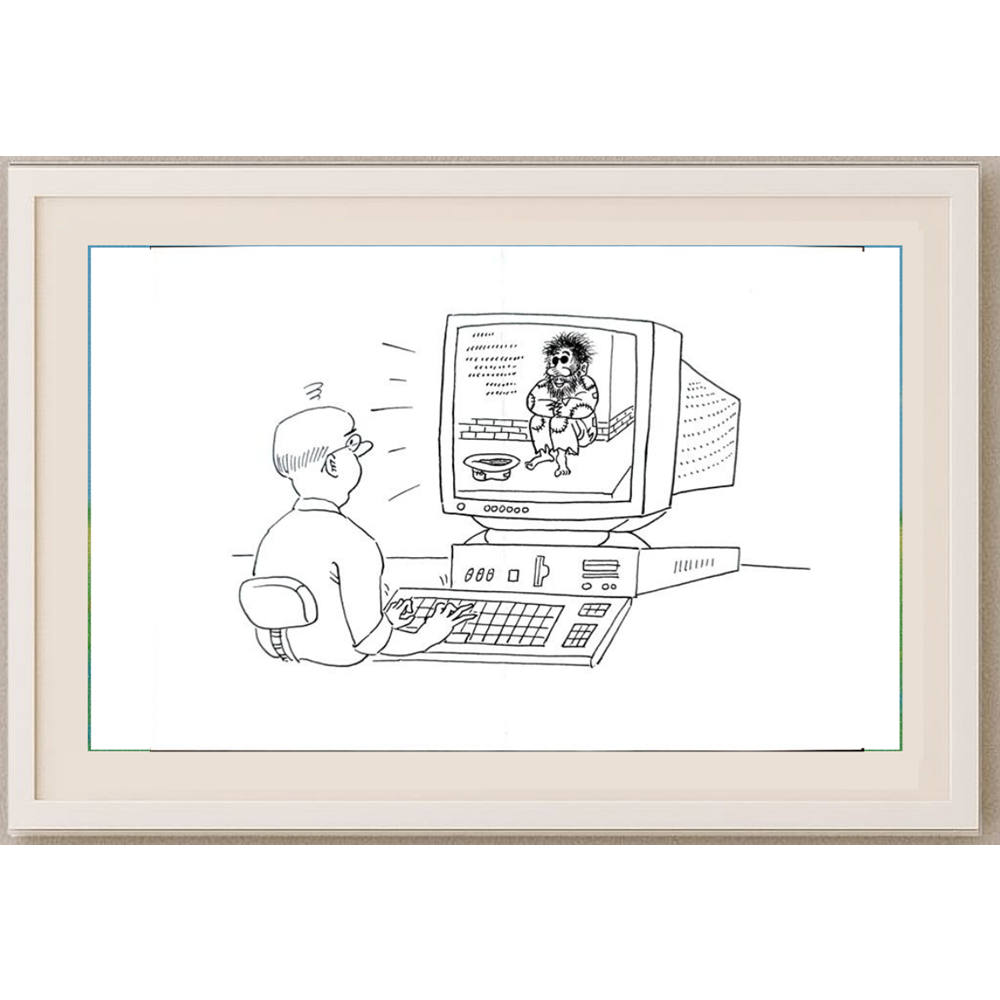 Feng Hui Cang 25x18cm Orijinal Karikatür BOD01599