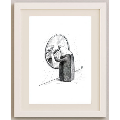 Yuri Ochakovski 29x21cm Orijinal Karikatür BOD01602