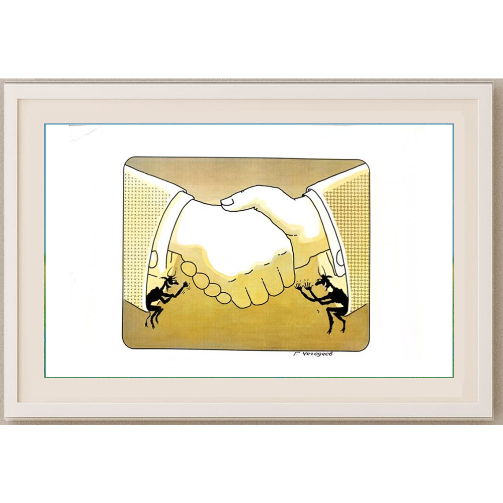 Gennady Chegodayev 29x21cm Orijinal Karikatür BOD01613
