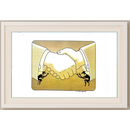 Gennady Chegodayev 29x21cm Orijinal Karikatür BOD01613