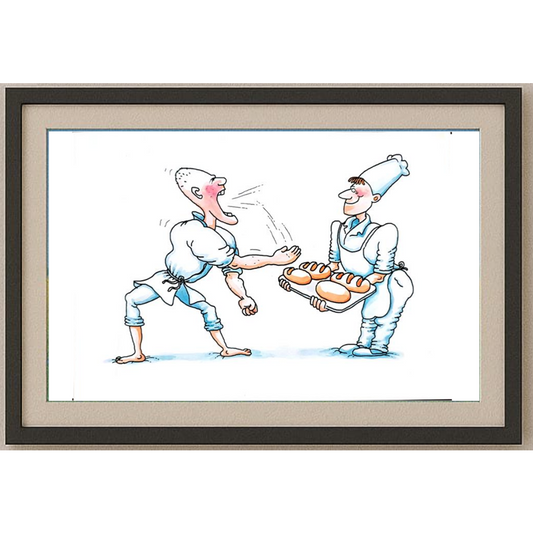 Gennady Chegodayev 29x21cm Orijinal Karikatür BOD01616