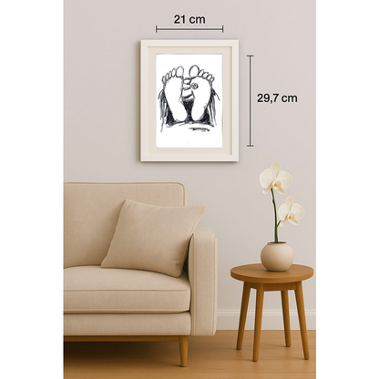 Liviu Pencea 29x21cm Orijinal Karikatür BOD01623