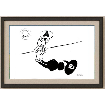 Damir Novak 29x21cm Orijinal Karikatür BOD01626