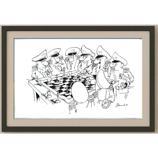 Jokah Prokopljevic 29x21cm Orijinal Karikatür BOD01627