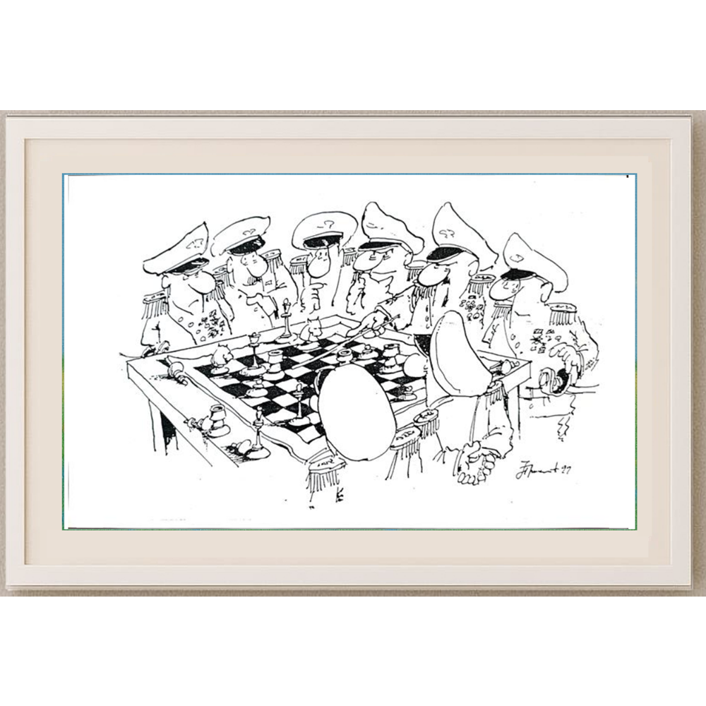Jokah Prokopljevic 29x21cm Orijinal Karikatür BOD01627