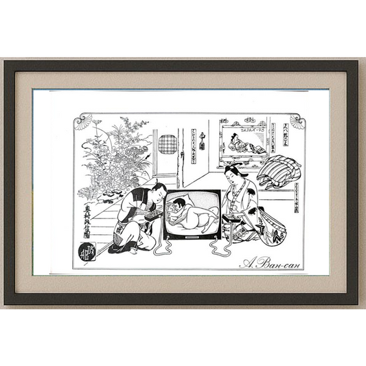Vansovien Andrey 29x21cm Orijinal Karikatür BOD01644