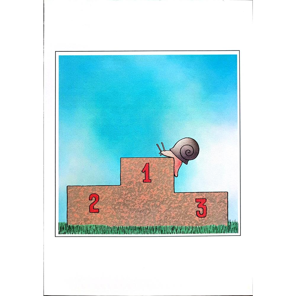 Nicolae Ionita 29x21cm Orijinal Karikatür BOD01648