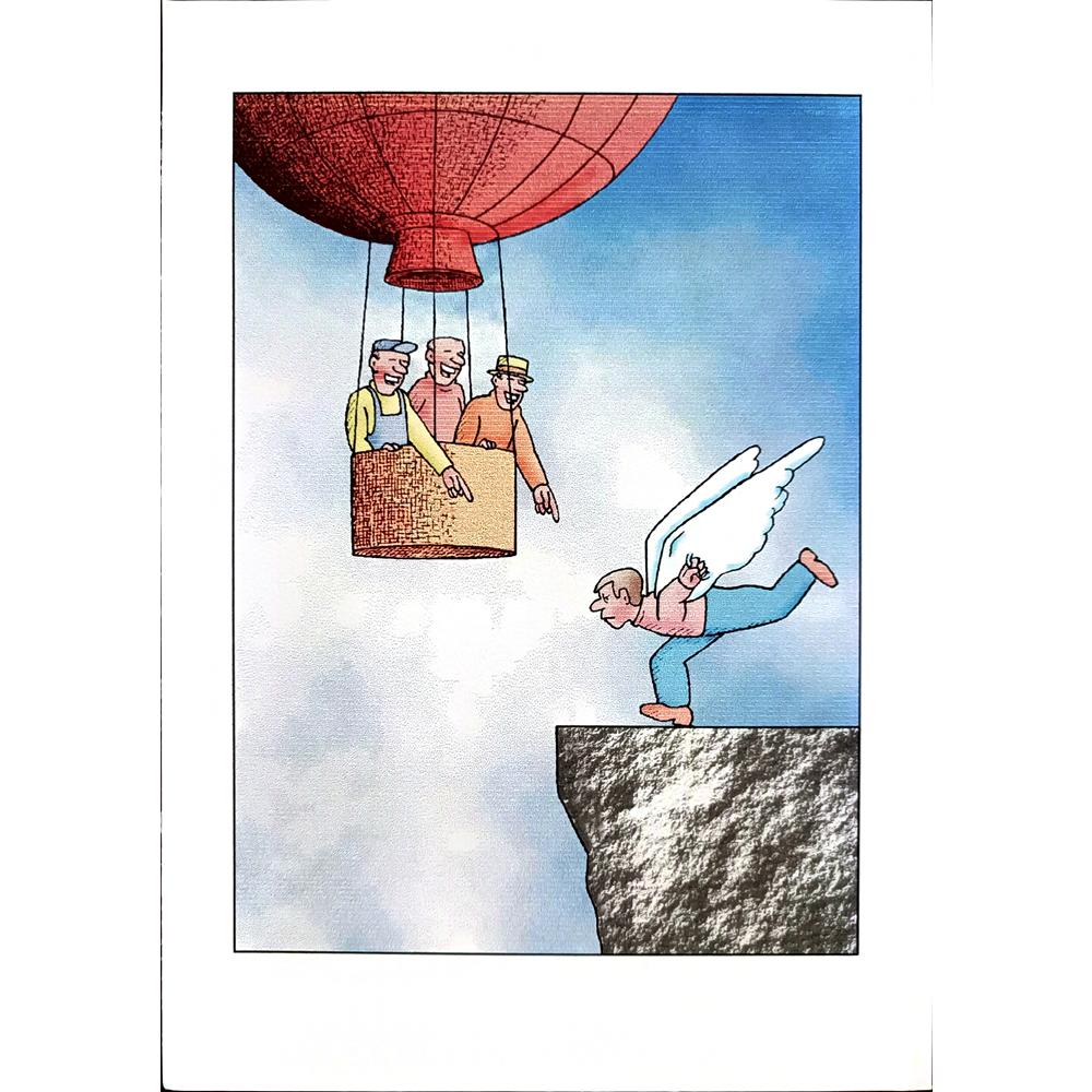 Nicolae Ionita 29x21cm Orijinal Karikatür BOD01649