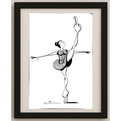 Goran Celicanin 29x21cm Orijinal Karikatür BOD01653