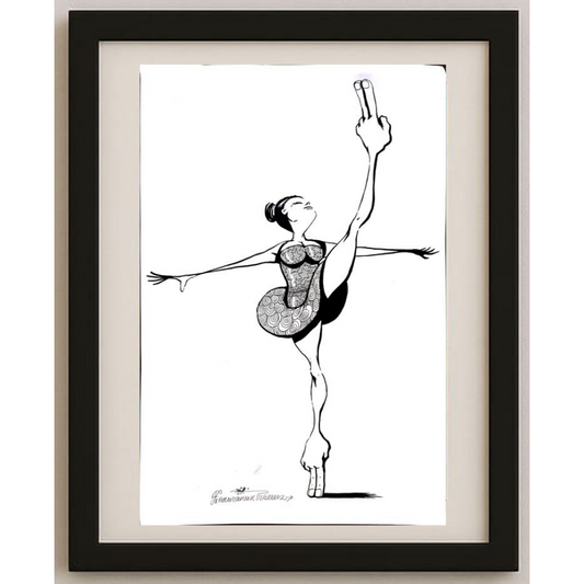 Goran Celicanin 29x21cm Orijinal Karikatür BOD01653