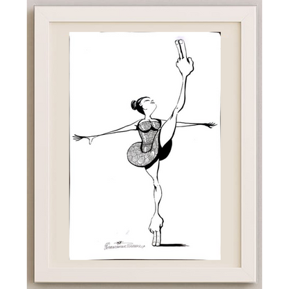 Goran Celicanin 29x21cm Orijinal Karikatür BOD01653