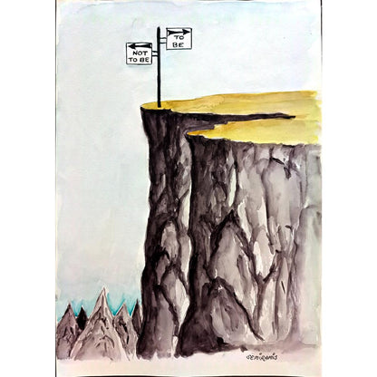 Semiramis 29x21cm Orijinal Karikatür BOD01663