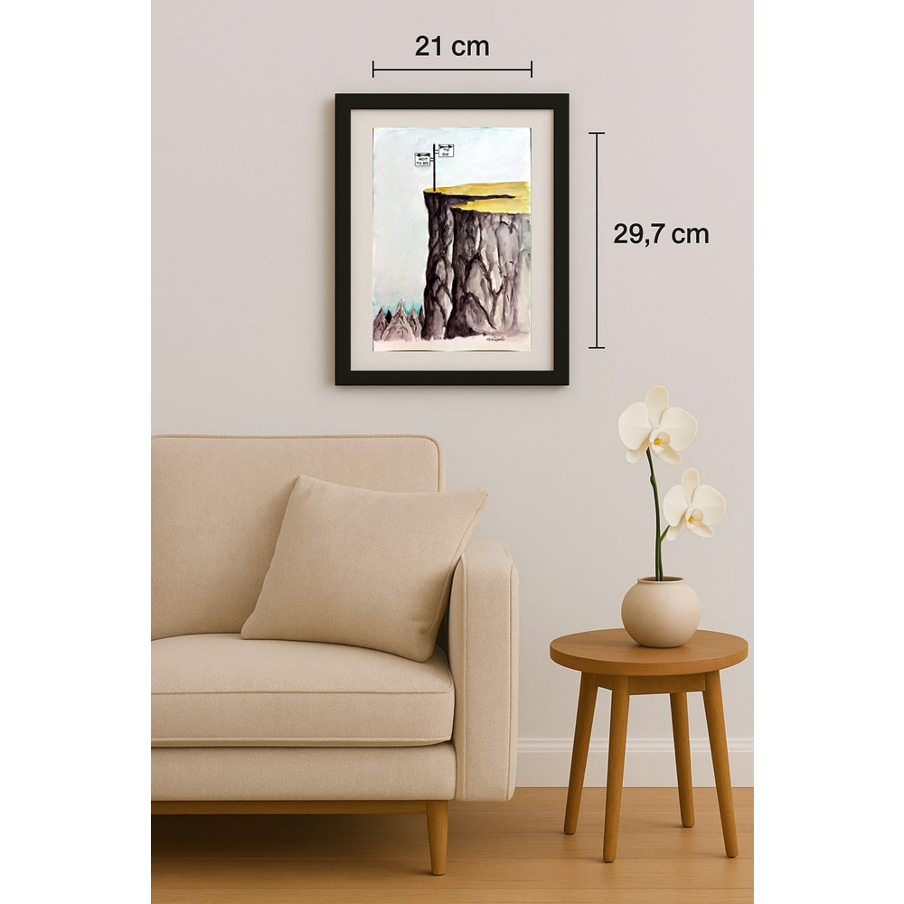 Semiramis 29x21cm Orijinal Karikatür BOD01663