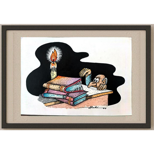 Vladimir Crivio 29x21cm Orijinal Karikatür BOD01668