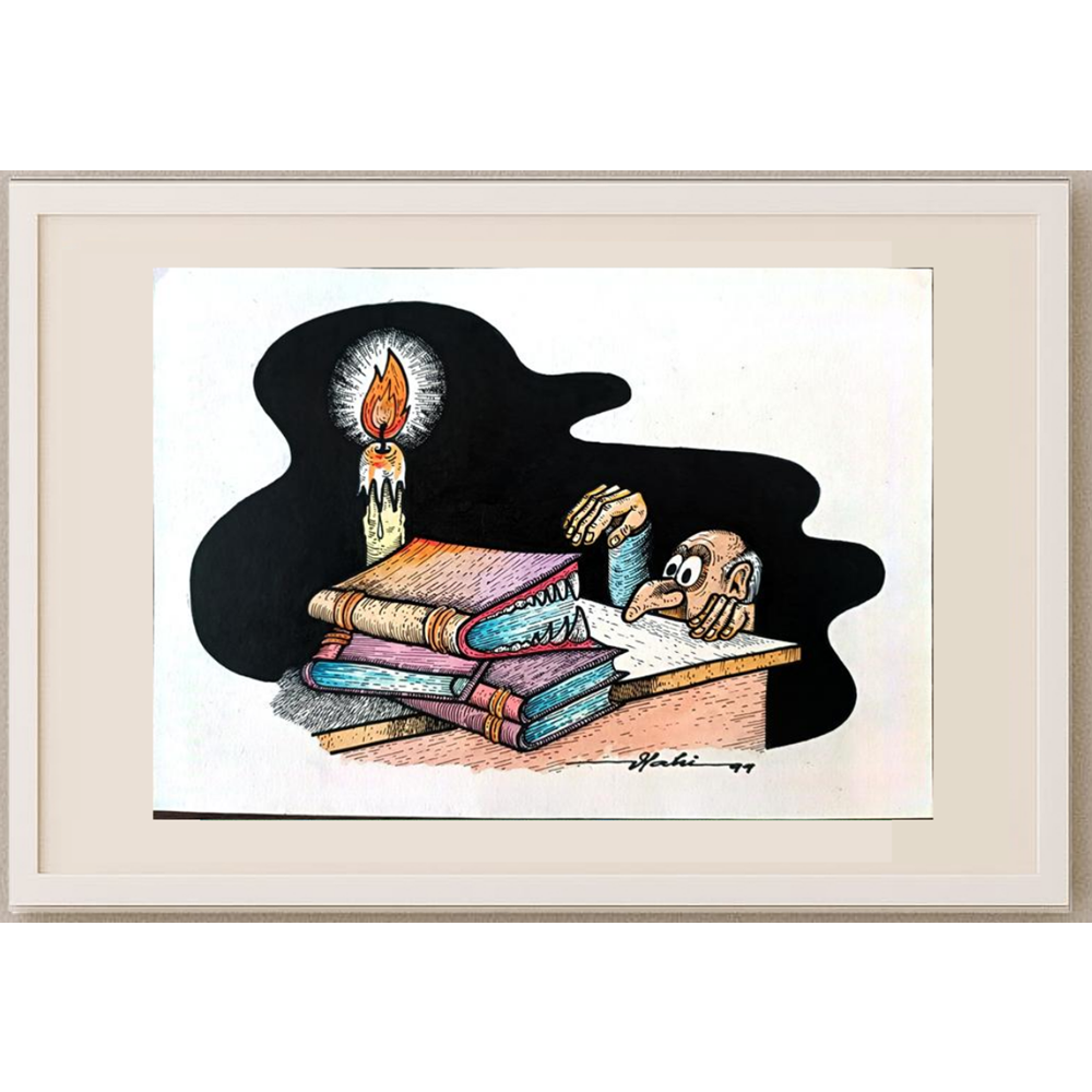 Vladimir Crivio 29x21cm Orijinal Karikatür BOD01668