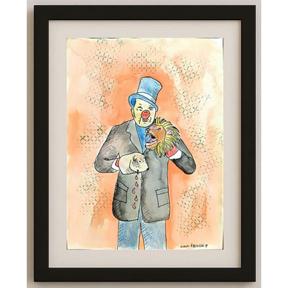 Zlatko Kestevski 29x21cm Orijinal Karikatür BOD01670