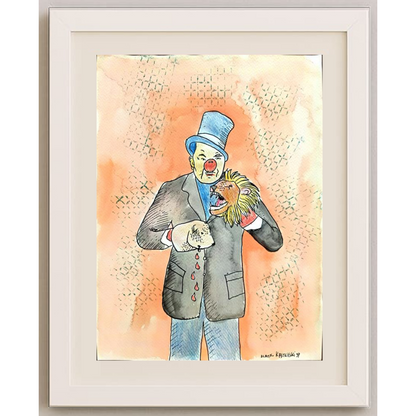 Zlatko Kestevski 29x21cm Orijinal Karikatür BOD01670