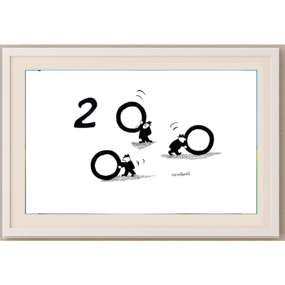 Semiramis 25x18cm Orijinal Karikatür BOD01673