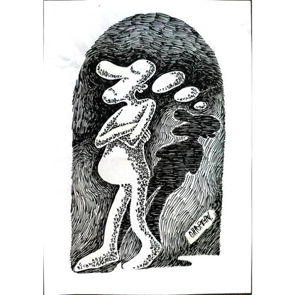 Cornel Marim Chiorean 29x21cm Orijinal Karikatür BOD01677