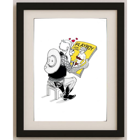 Vansovich Andrey 29x21cm Orijinal Karikatür BOD01678