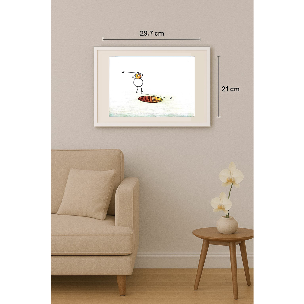 Simon Mr 29x21cm Orijinal Karikatür BOD01679