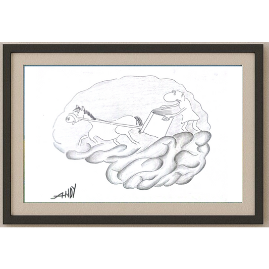 Andy Chaushu 29x21cm Orijinal Karikatür BOD01684