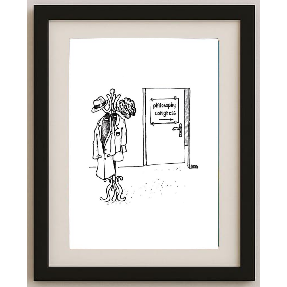 Winfred Besslich 29x21cm Orijinal Karikatür BOD01687