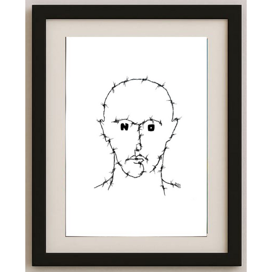 Winfred Besslich 29x21cm Orijinal Karikatür BOD01689