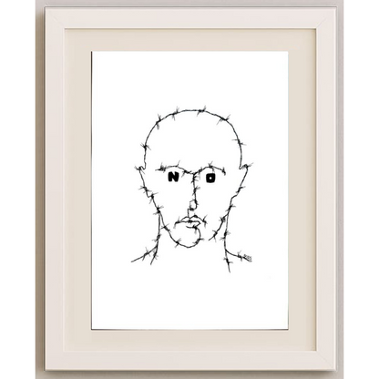 Winfred Besslich 29x21cm Orijinal Karikatür BOD01689