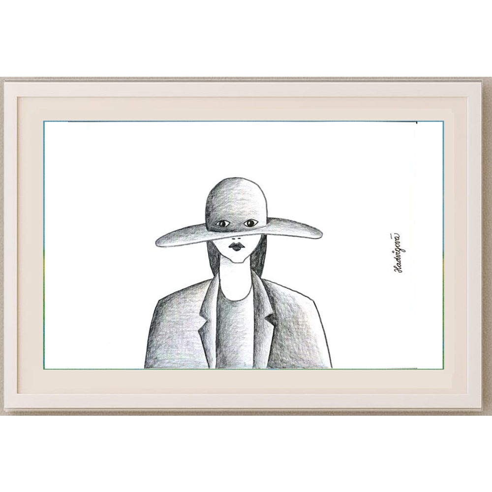 Zuzana Hadvigova 29x21cm Orijinal Karikatür BOD01693