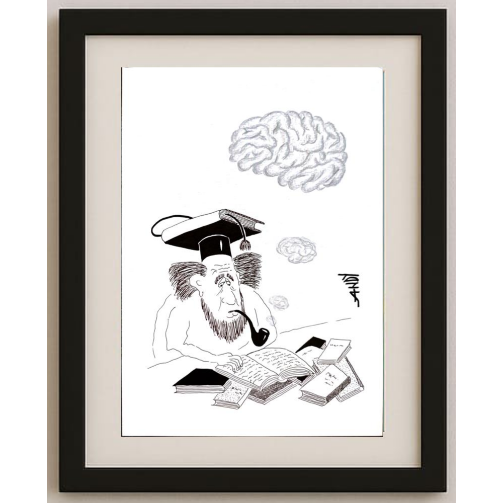 Andy Chaushu 29x21cm Orijinal Karikatür BOD01695