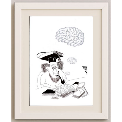 Andy Chaushu 29x21cm Orijinal Karikatür BOD01695