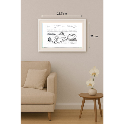 Alexandr Pashikov 29x21cm Orijinal Karikatür BOD01696