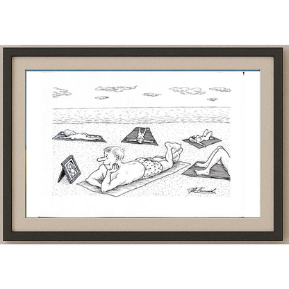 Alexandr Pashikov 29x21cm Orijinal Karikatür BOD01696